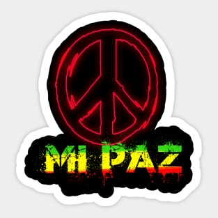 Mi Paz Sticker